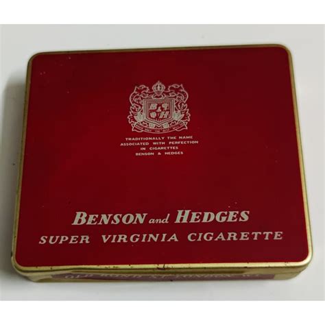 benson and hedges round metal box|Benson Hedges Box .